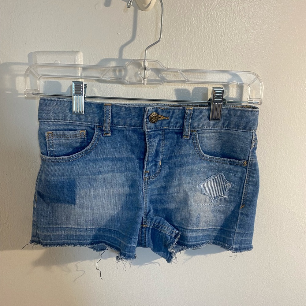 Blue denim gap kids shorts size 10